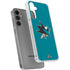 NHL San Jose Sharks Solid Background Galaxy S24 Plus Clear Case
